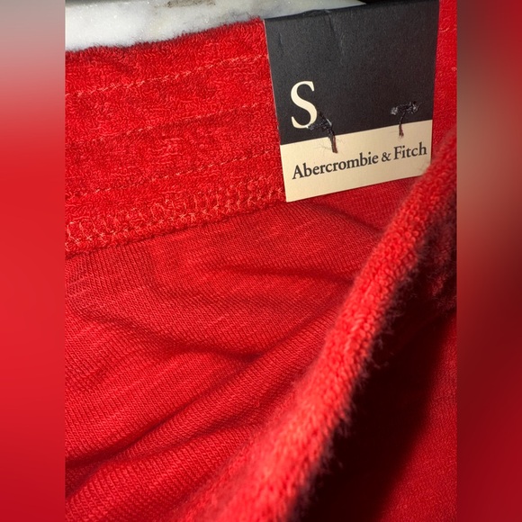 Y2K Abercrombie & Fitch Red Orange Women's Athletic Shorts - Picture 5 of 8